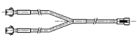 SHIMATEC      仕玛铁      VSM3-2M-2       2分支电缆