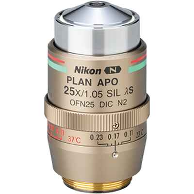 NIKON      尼康      CFI Plan Apo Lambda S 25XC Sil     显微镜物镜