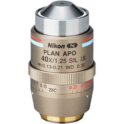 NIKON      尼康      CFI Plan Apo Lambda S 40XC Sil     显微镜物镜