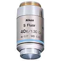 NIKON      尼康      CFI Super Fluor 40X Oil     显微镜物镜