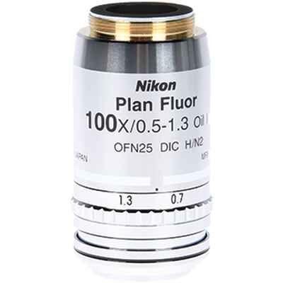 NIKON      尼康      CFI Plan Fluor 100XS Oil     显微镜物镜