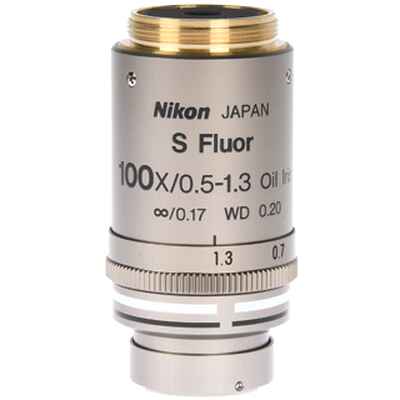 NIKON      尼康      CFI Super Fluor 100XS Oil     显微镜物镜