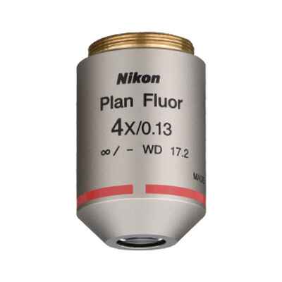 NIKON      尼康      CFI Plan Fluor 4X     显微镜物镜