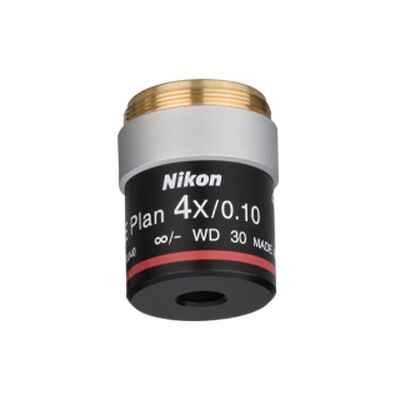 NIKON      尼康      CFI E Plan Achromat 4X    显微镜物镜